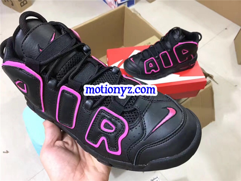 Nike Air More Uptempo Black Purple